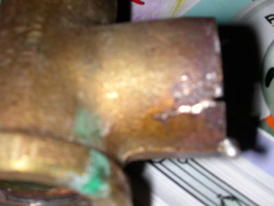 A busted elbow joint
