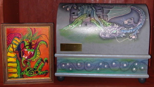 Dragons painted by my aunts