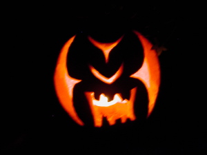 The first pumpkin I carved