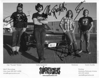 Autographed Supersuckers photo