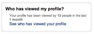How many people have viewed my profile this month so far