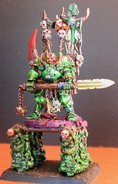 Nurgle Chaos Lord with Deamon Weapon