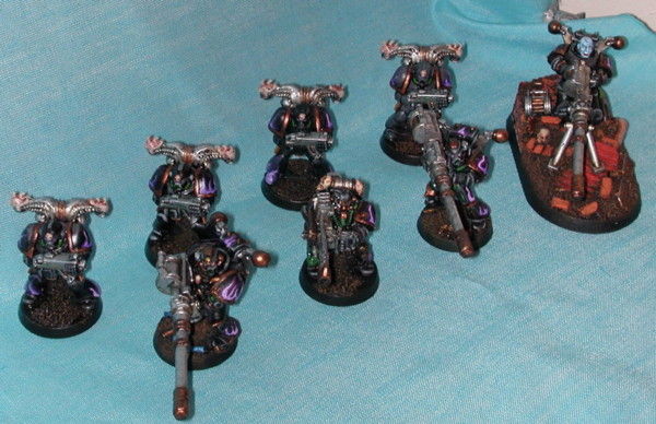 A Chaos Havoc squad with autocanons