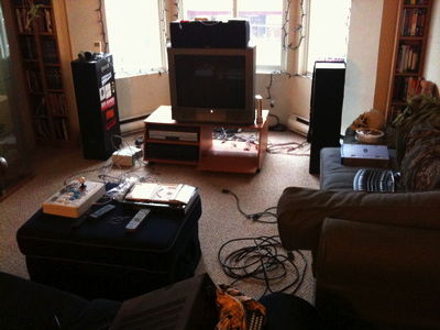 My Living Room in Chaos due to malfunctioning electronics