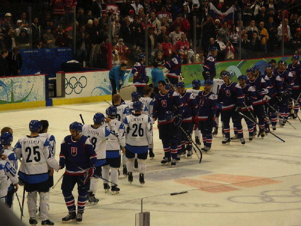 The post game handshake