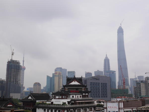 Shanghai Skyline on my clearest day in Shanghai