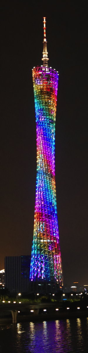 The Canton Tower in Guangzhou