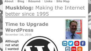 My blog renders better in landscape on my iPhone