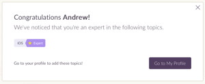 My newest expertise according to Klout