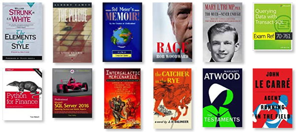 I read some of these books in 2020.