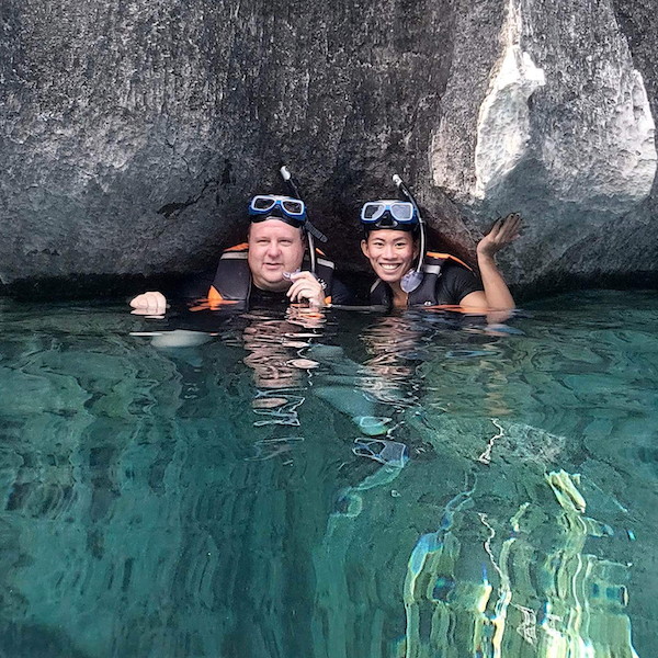 snorkelling in Palawan