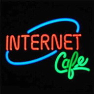 Internet Cafe sign