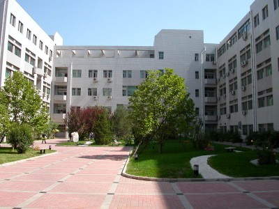 The main SEM building from behind in the square
