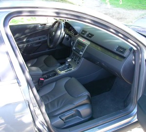 The center console with dual climate control