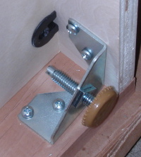 A tight corner to put four screws in