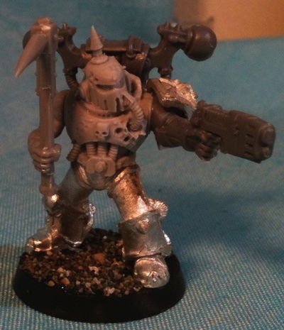 Plague Marine Champion with Plasma Pistol