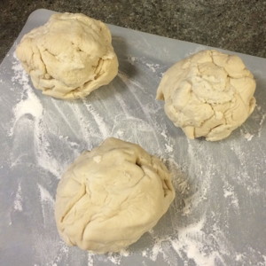 Balls of Pizza Dough