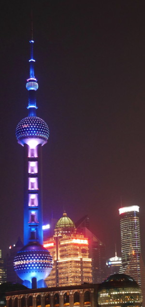 The Pearl Tower is the symbol of Shanghai