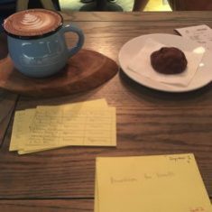 Coffee Cookie And Cards
