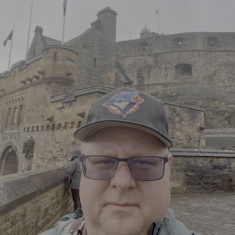 Edinburgh Castle Selfie