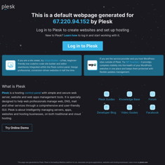 Homepage on new web host