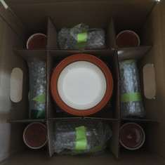 Packed Dishware